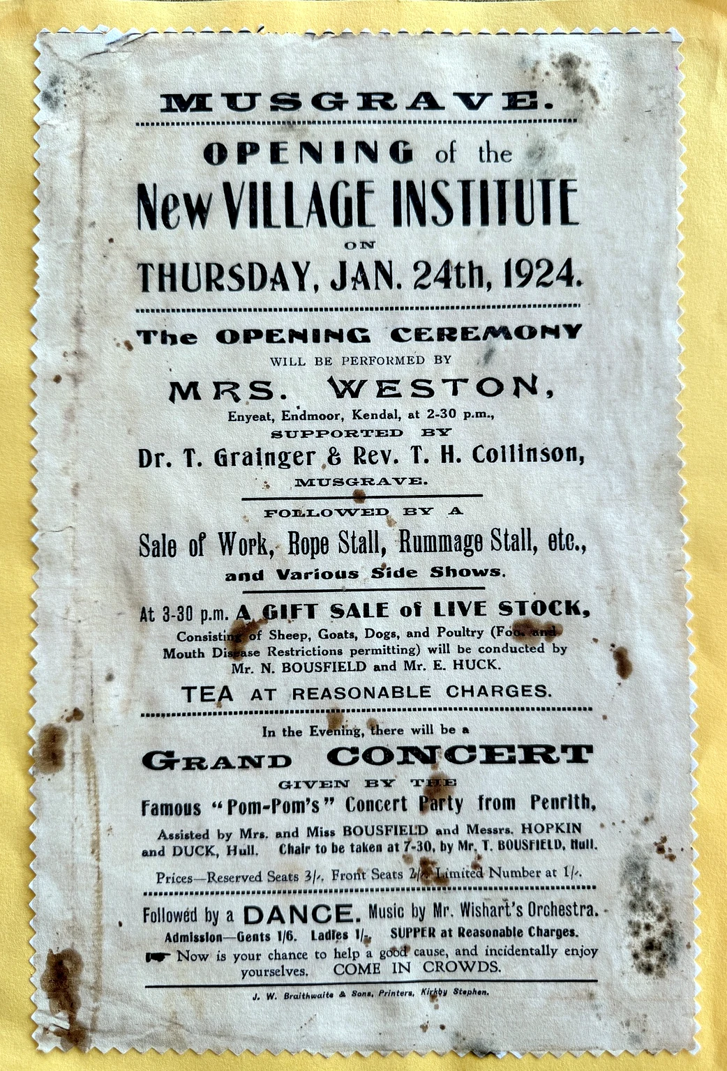 1924 opening poster